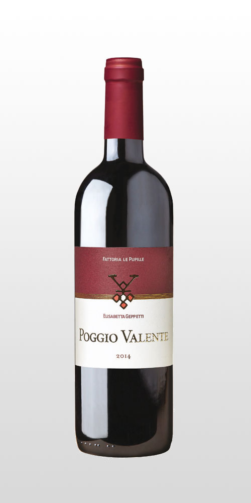 Тосканское вино: Вино ПОДЖИО ВАЛЕНТЕ 0.75л